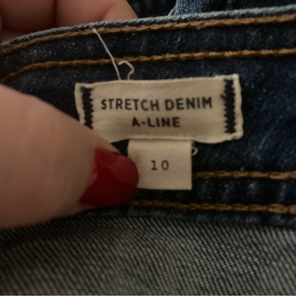 Madewell Button Front Denim Mini Skirt - Picture 6 of 6